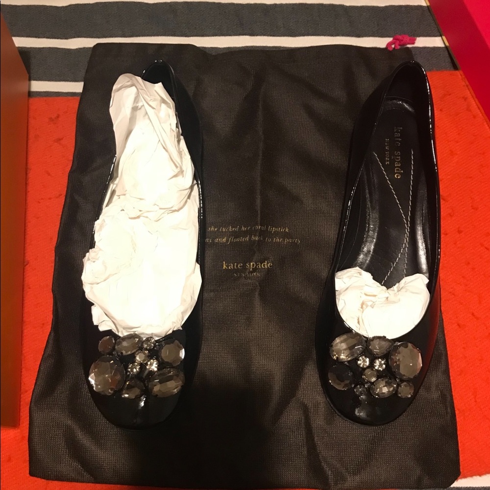 Kate Spade Black Flats